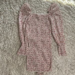 Long sleeve floral dress